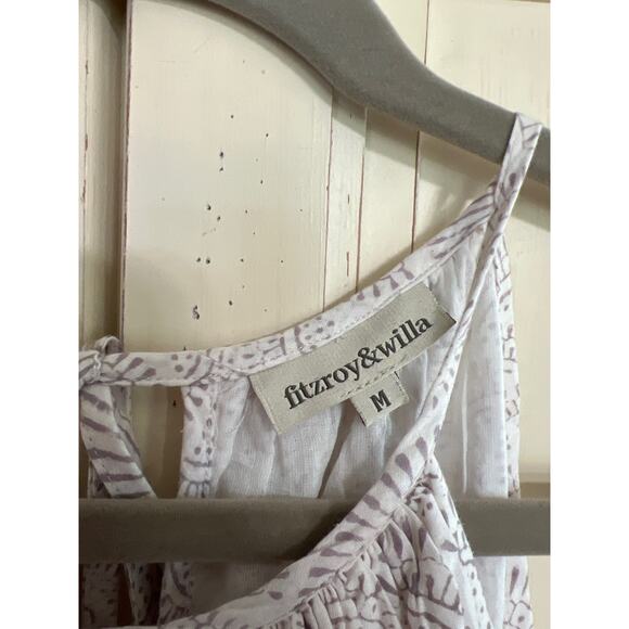 Fitzroy & Willa size medium cotton maxi dress with pockets - Picture 3 of 4